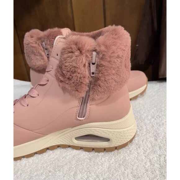 Skechers Uno Rugged - Fall Air 167274 Color: Rose Women’s Size 9.5 Sneaker Boots - Picture 8 of 15
